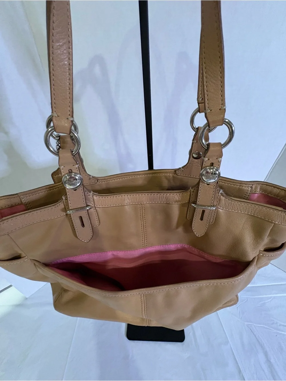 Coach leather tote